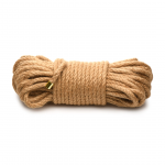Kink Premium Braided Jute Rope 10m - Durable Natural Bondage Cord