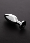 Ouch! Stainless Steel Plug Large with Decorative Gemstone Base
