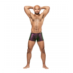 Male Power Uplift Mini Short L Purple - Contoured Support Design