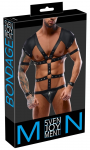 Svenjoyment Bondage Body Harness Set M Adjustable Matte Black