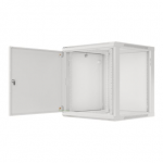 Lanberg 19" 12U 600x600 pilka rack spinta su metaliniais durimis