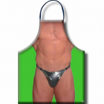 Diablo Picante Men's Party Apron 100% Polyester Adjustable Humorous Design