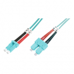 DIGITUS Fiber Optic Multimode Patch Cord, OM 3, LC / SC &micro;, 5 m | Digitus