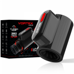 Jamyjob Vortex Tech Turbo Intimate Machine, 360&deg; Rotation, Black-Red