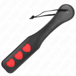 KINK Heart Palette Paddle 32 x 6 cm - Premium Leather Impact Tool