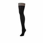 Kix'ies Kaylee Thigh-High Tights D Deep Grey Shimmer No-Slip