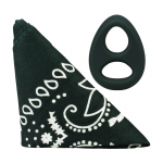 The Code Silicone Ring & Bandana Set Hunter Green - Stylish Duo Pack