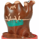 Condomerie Hand-Painted Decorative Condom Camel Motif, Bohemian Art
