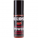 EROS Power Strawberry Warming Massage Oil 100ml - Heating Edible Formula