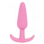 Doc Johnson Naughty Silicone Plug Medium Pink 3.5" Anatomical Shape