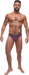 Male Power Avant-Garde Enhancer Thong L/XL Purple Collage Waistband