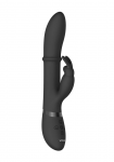 VIVE Halo Ring Rabbit Dual Stimulation Device Black Silicone IPX7