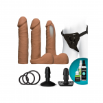 Doc Johnson Vac-U-Lock Dual Density ULTRASKYN Strap-On Set 3 Attachments