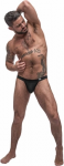 Male Power Pure Comfort Modal Sport Jock S/M Black Performance Fit