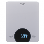 Adler elektroninė virtuvinė svarstyklė AD 3173 pilka