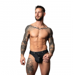 Male Power Oh Snap! Snap Off Jock S/M Black - Tearaway System, Spandex