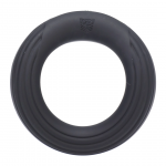 Rev Cock Throbber Large Black - Vibrating Intimate Ring Ergo Fit