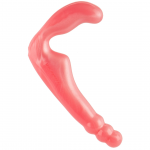Doc Johnson The Gal Pal Silicone Hands-Free Intimate System Pink 6.5"