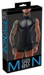 Svenjoyment Bondage Men&rsquo;s Jumpsuit & Adjustable Cuffs S Black