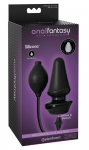 AFE Silicone Inflatable Anal Trainer Plug 12.4 cm Black Waterproof