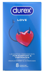 Durex Love Condoms 8-Pack Anatomical Shape Extra Lubricated