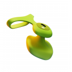Dame Fin 2.0 Citrus - Compact Intimate Finger Device, Waterproof, USB-C