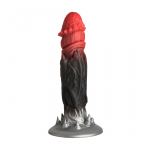 XR Brands Count Cockula Silicone Model Red/Black 9in Suction Base
