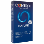 CONTROL Adapta Nature 6-Pack Transparent Anatomical Latex Condoms
