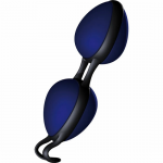 JoyDivision Joyballs Secret Black & Blue Pelvic Floor Training Balls 10cm