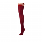 Kix'ies Holly Thigh-High Stockings Argyle Pattern Red, Size A