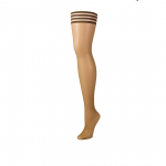 Kix'ies Samantha Thigh-High Stockings Nude A - No-Slip Grip, Petite