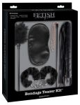FFSLE Bondage Teaser Kit Black - 5-Piece Sensory Play Set