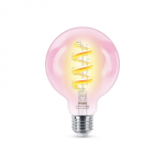 Philips Smart Philips Smart WiFi Filament Clear G95 RGB | E27 | 6.3 W | Full colour