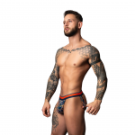 Male Power Soo Cumfy Jock S/M Marble Marino - Soft Modal Support