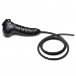 Guzzler Black Latex Intimate Sheath with Extended Silicone Tube