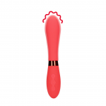 Loveline Salsa Silicone Smooth Vibrator - Sleek Design, Pink, 18 cm