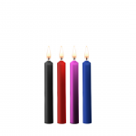 Ouch! Teasing Wax Candles Set 4 Multicolor - Low-Temp Drip System