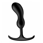 XR Brands Nexus Premium Silicone Weighted Plug Medium Black