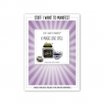 Warm Human Manifest Greeting Card Love Spell - Artistic Edition