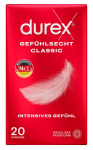 Durex Gefuhlsecht Class 20-Pack - Ultra-Thin Anatomical Condoms