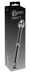 Rebel Metal Milking Stick - Rechargeable Prostate System, Silver, 26.5cm