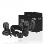 Fetish Submissive Master Set with 4 Neoprene-Lined Restraints, Adjustable