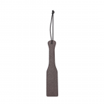 OUCH! Bonded Leather Impact Paddle Black - Sturdy Anatomic Design