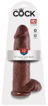 King Cock 12" Anatomical Model with Base, 30.5 cm, PVC, Beige