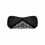 Obsessive Satinia Elegant Black Satin Mask Adjustable Fit
