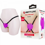 Pretty Love Heartbeat Intimate Massager 10-Mode Purple ABS Silicone