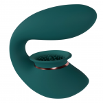 Loving Joy Twitch 3 Rechargeable Vibrator & Suction Device Forest Green
