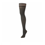 Kix'ies Sierra Thigh-High Stockings Argyle Grey, Size B