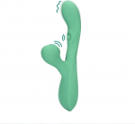 Loveline Blue Grass Pulse Wave & Tongue Flicker Dual-Action Device Blue