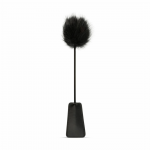 EasyToys 2-in-1 Black Dual-Ended Feather Tickler & Whip 39 cm